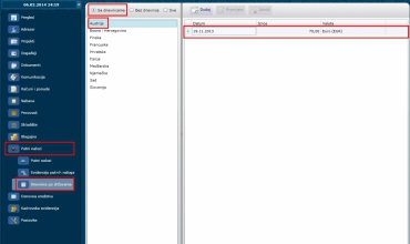 Dodavanje dnevnice po državama u softCRM aplikaciji