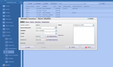 Izrada inventure u programu za skladišno poslovanje